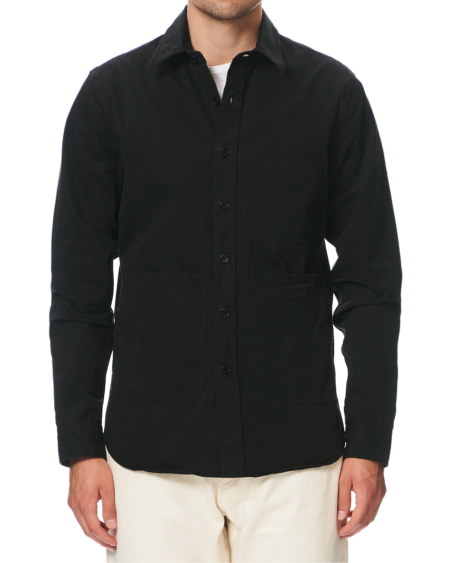 Herr |  | Aspesi | Cotton Shirt Jacket Black