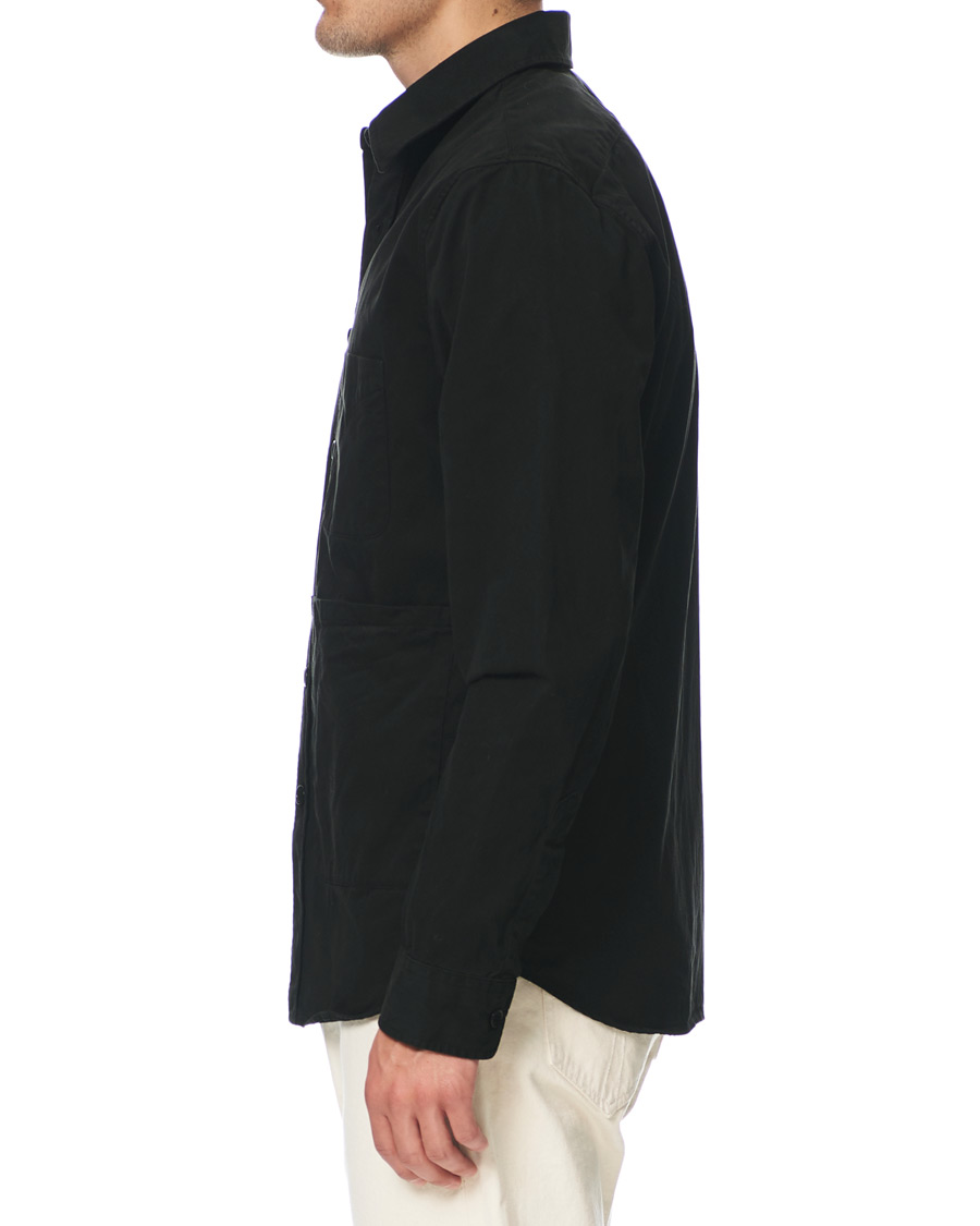 Herr | Skjortor | Aspesi | Cotton Shirt Jacket Black