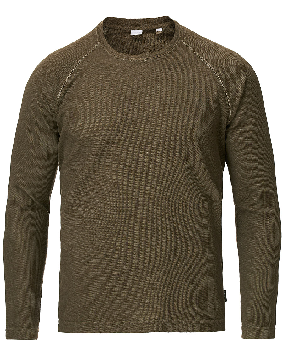 Herr | T-Shirts | Aspesi | Long Sleeve Raglan T-Shirt Military