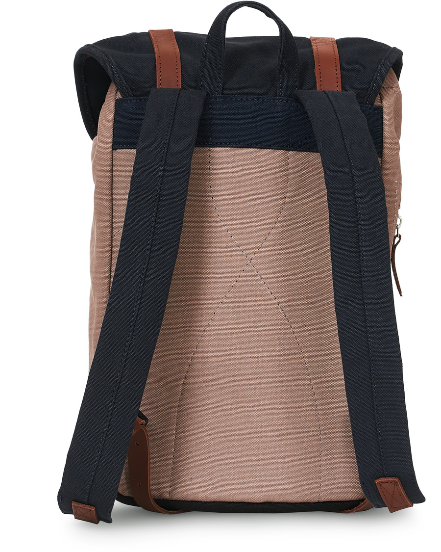 Herr | Sandqvist Stig Canvas Backpack Earth/Brown/Black | Sandqvist | Stig Canvas Backpack Earth/Brown/Black