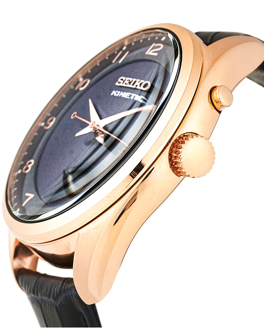 Herr | Seiko Kinetic 42mm Calf Leather/Blue Dial | Seiko | Kinetic 42mm Calf Leather/Blue Dial