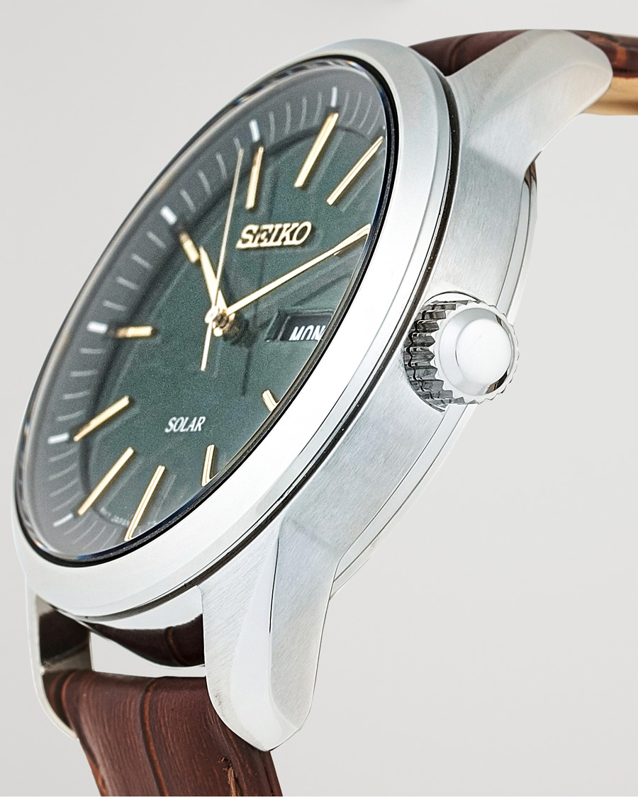 Herr | Seiko Solar 40mm Sapphire/Green Dial | Seiko | Solar 40mm Sapphire/Green Dial