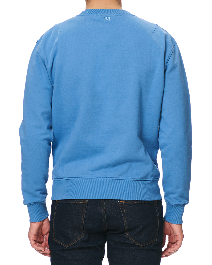 Herr | Tröjor | AMI | Heart Logo Sweatshirt Blue