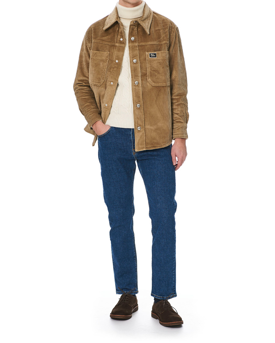 Herr | Jackor | AMI | Corduroy Shirt Jacket Olive
