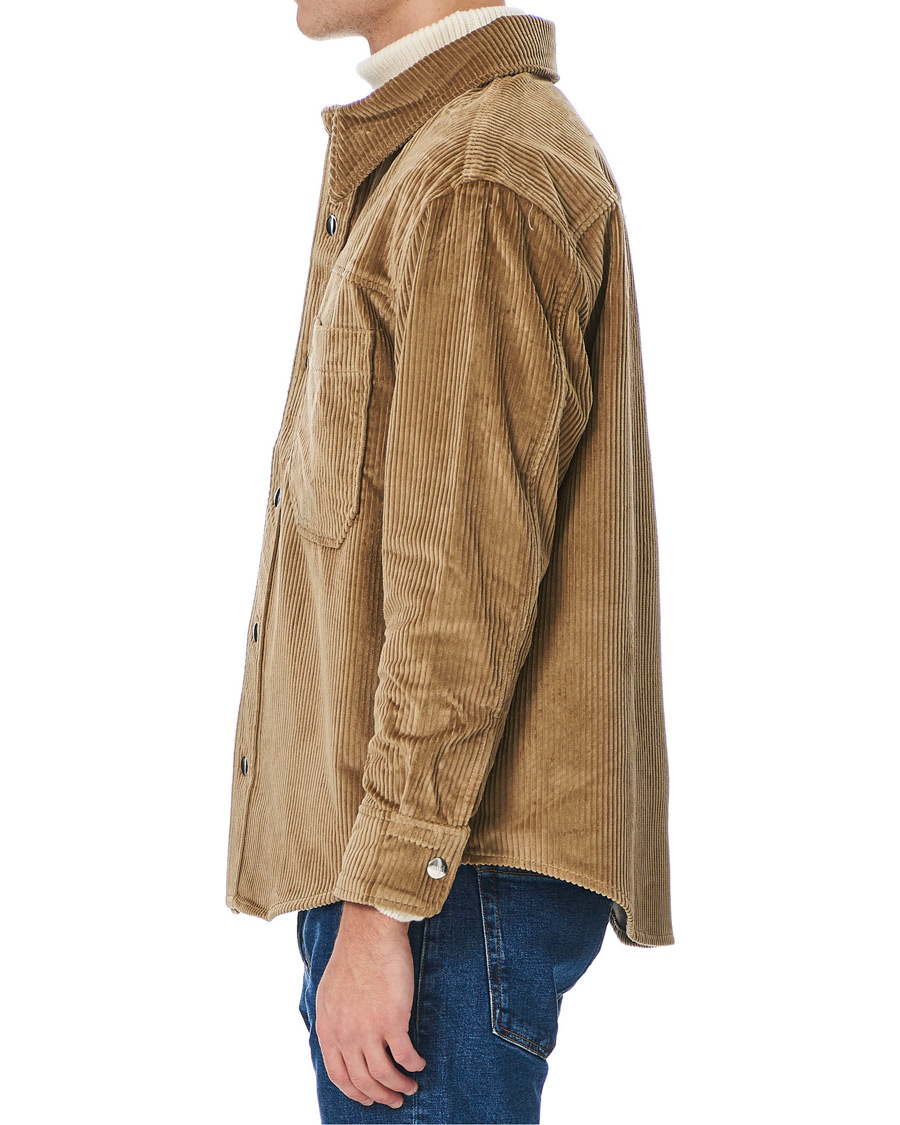 Herr | Jackor | AMI | Corduroy Shirt Jacket Olive