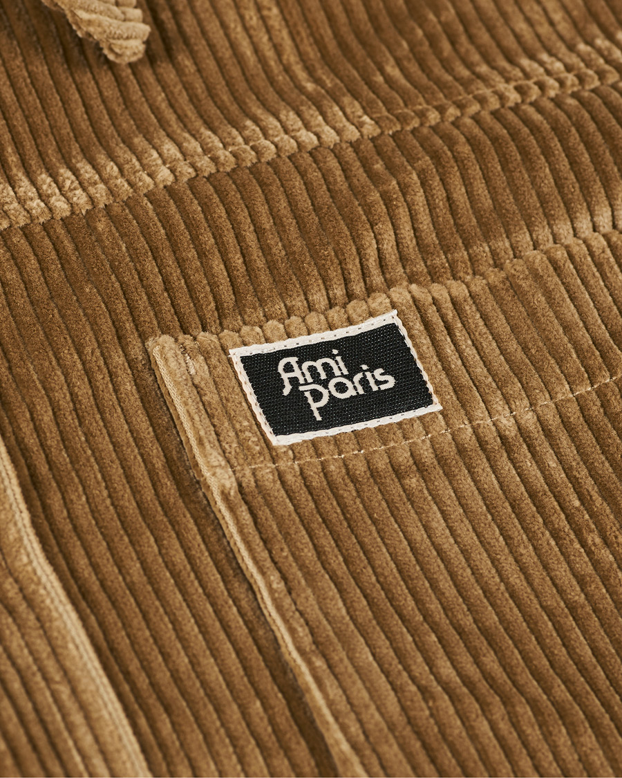 Herr | Jackor | AMI | Corduroy Shirt Jacket Olive