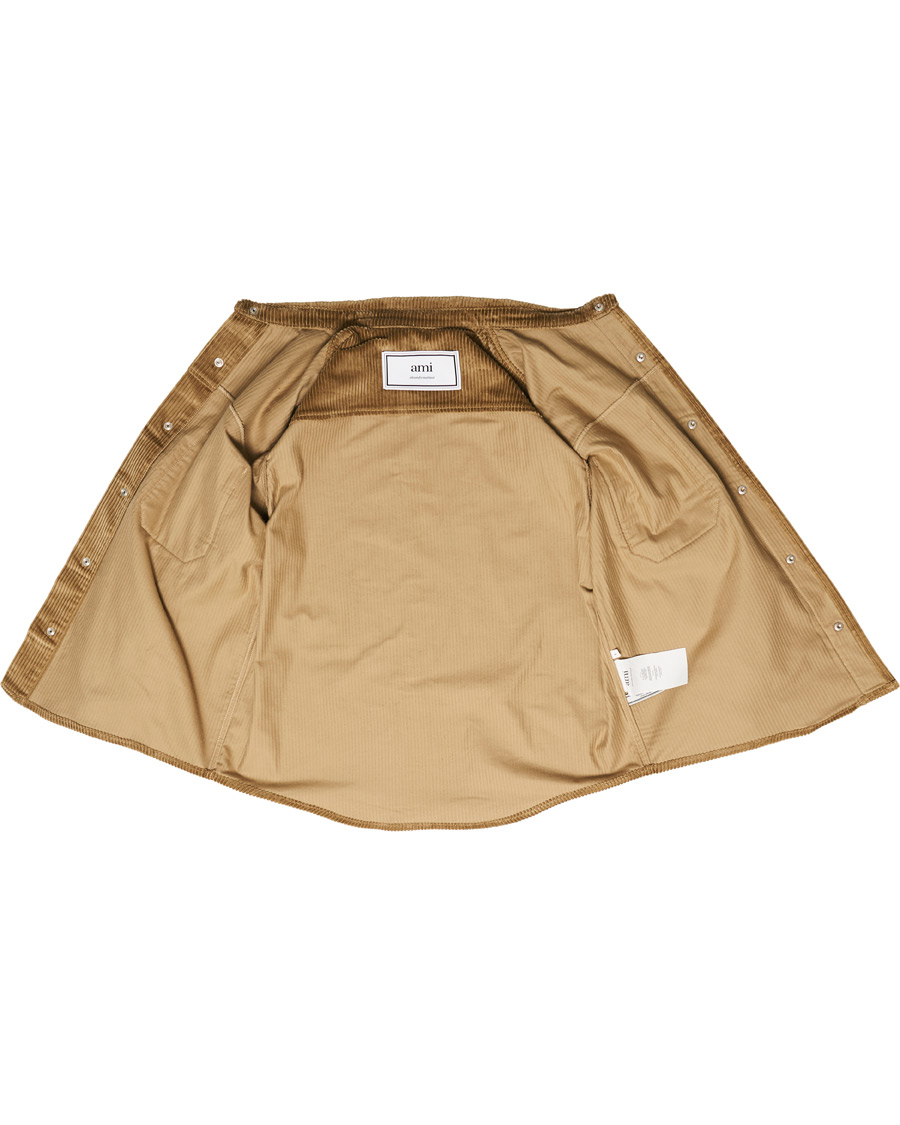 Herr | Jackor | AMI | Corduroy Shirt Jacket Olive