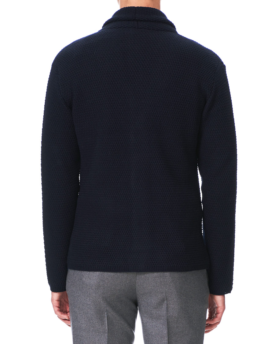 Herr | Tröjor | Altea | Shawl Collar Cardigan Navy