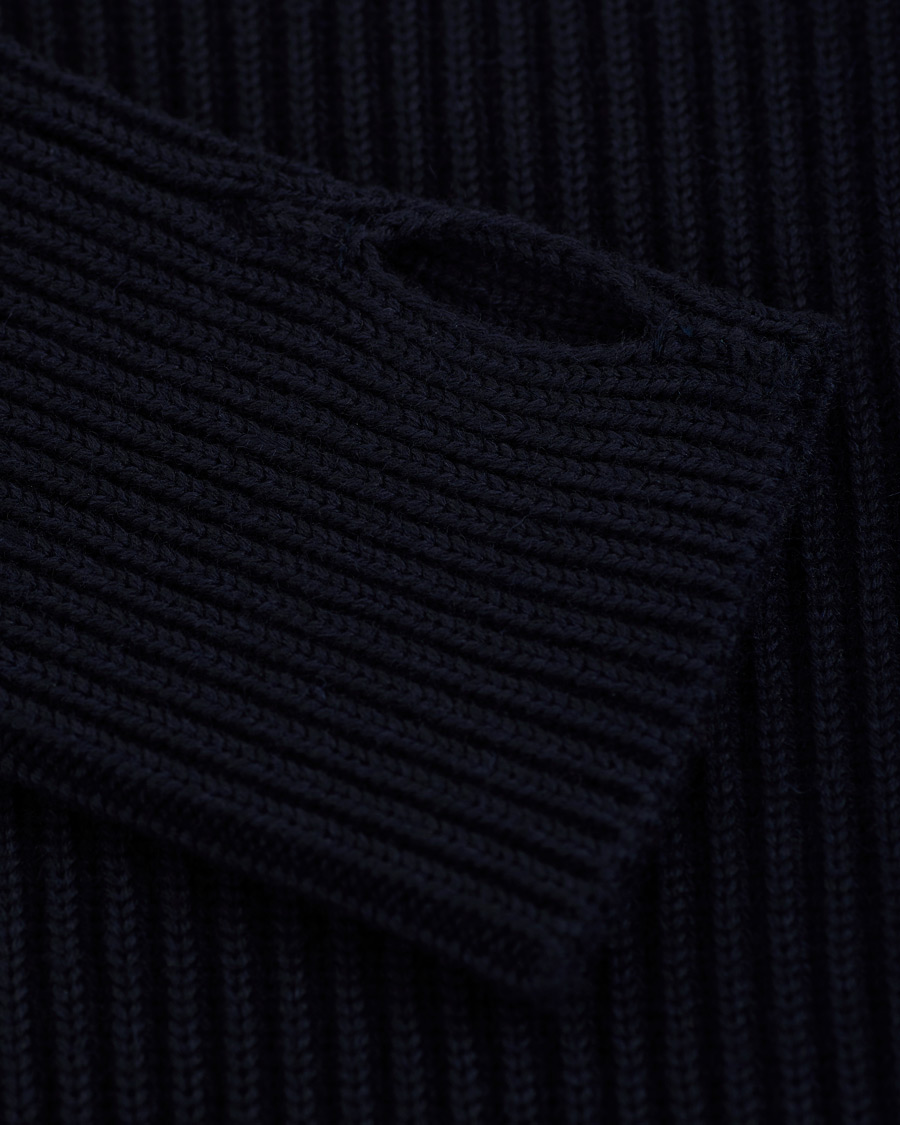 Herr | Tröjor | Andersen-Andersen | Navy Crewneck Navy Blue
