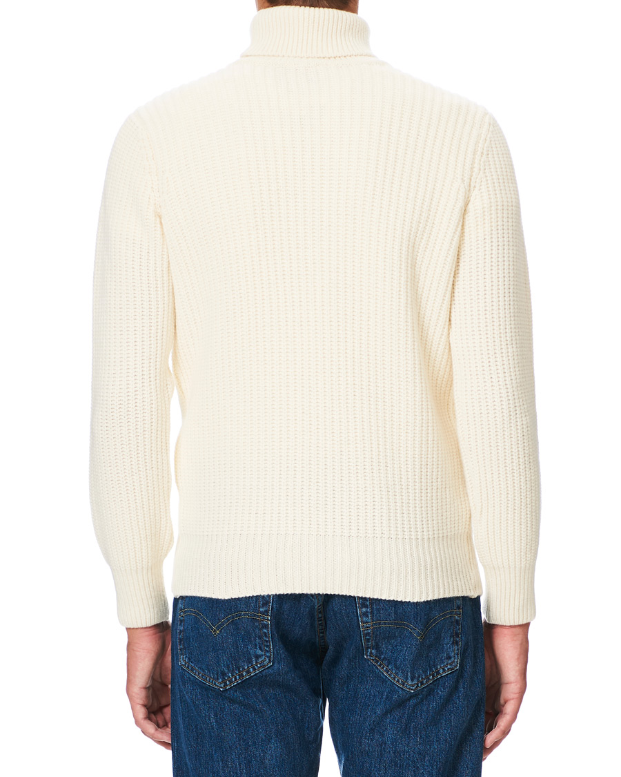 Herr | Tröjor | Armor-lux | Soft Cable Turtleneck Sweater Nature