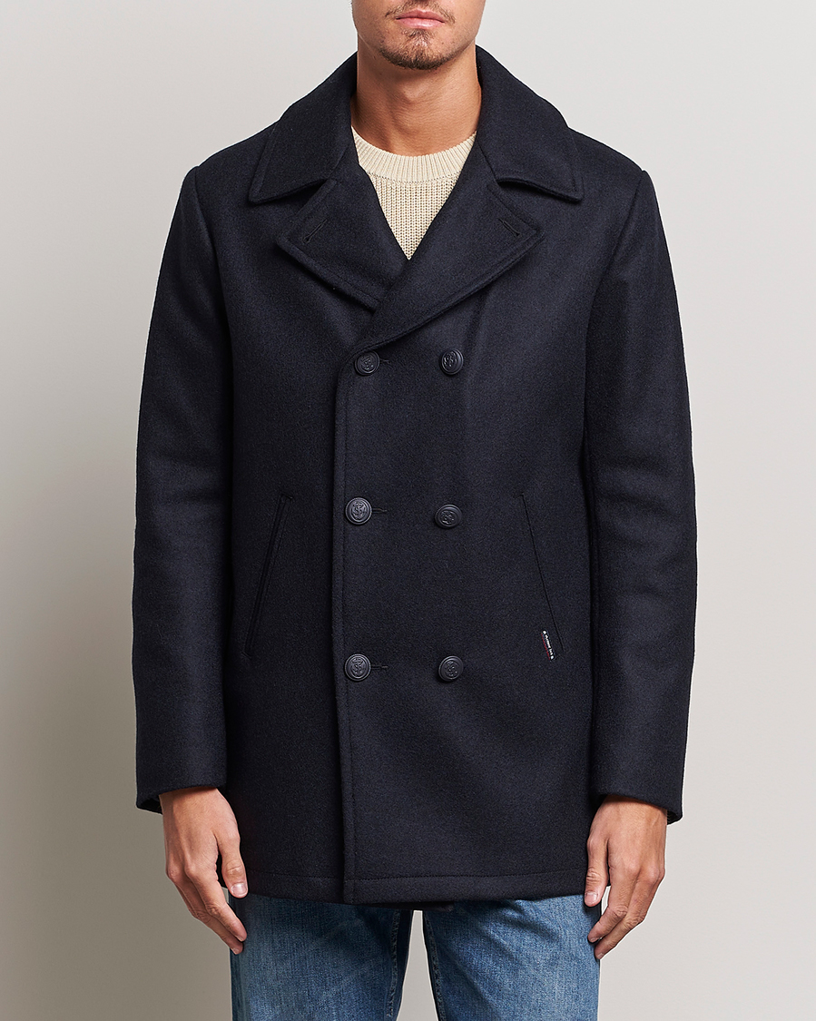 Herr | Contemporary Creators | Armor-lux | Kermor Wool Peacoat Navy