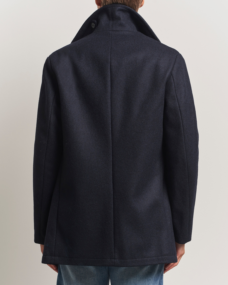 Herr | Jackor | Armor-lux | Kermor Wool Peacoat Navy