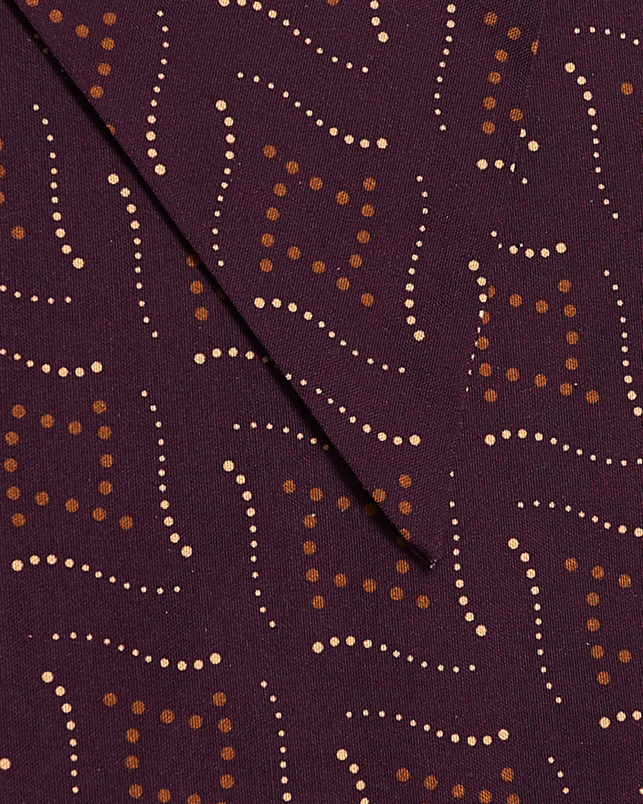 Herr | Camoshita Vintage Print Silk Scarf Burgundy | Camoshita | Vintage Print Silk Scarf Burgundy
