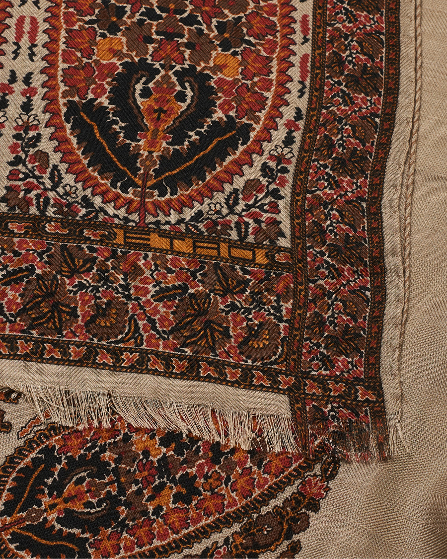 Herr | Etro Cashmere Blend Paisley Scarf Beige | Etro | Cashmere Blend Paisley Scarf Beige