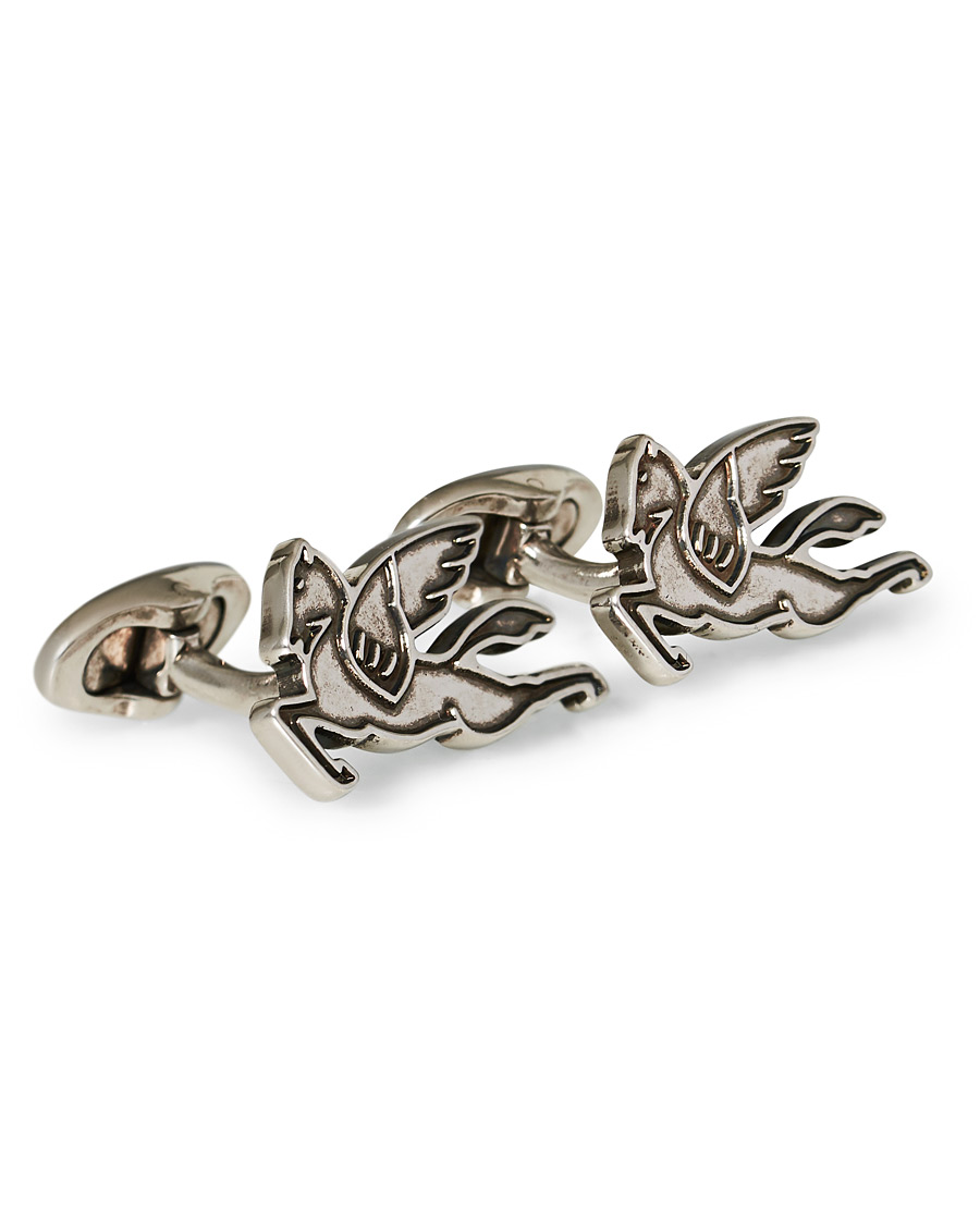 Herr | Etro Pegasus Cuff Links Silver | Etro | Pegasus Cuff Links Silver