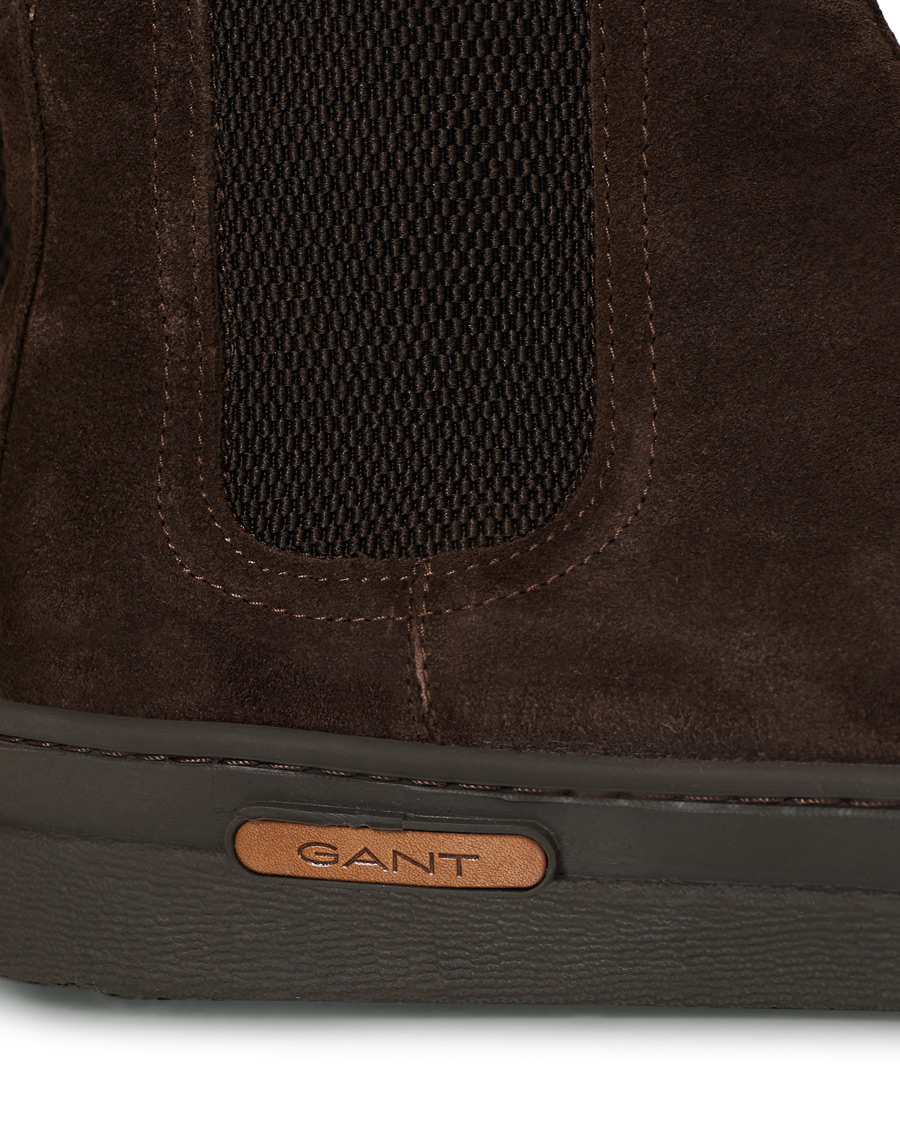 Herr | GANT Cloyd Shearling Chelsea Boot Dark Brown Suede | GANT | Cloyd Shearling Chelsea Boot Dark Brown Suede
