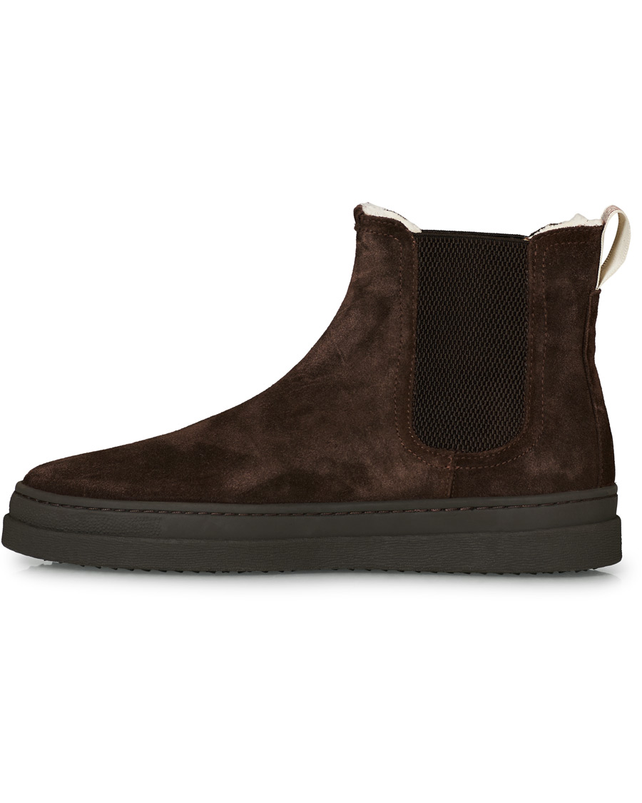 Herr | GANT Cloyd Shearling Chelsea Boot Dark Brown Suede | GANT | Cloyd Shearling Chelsea Boot Dark Brown Suede