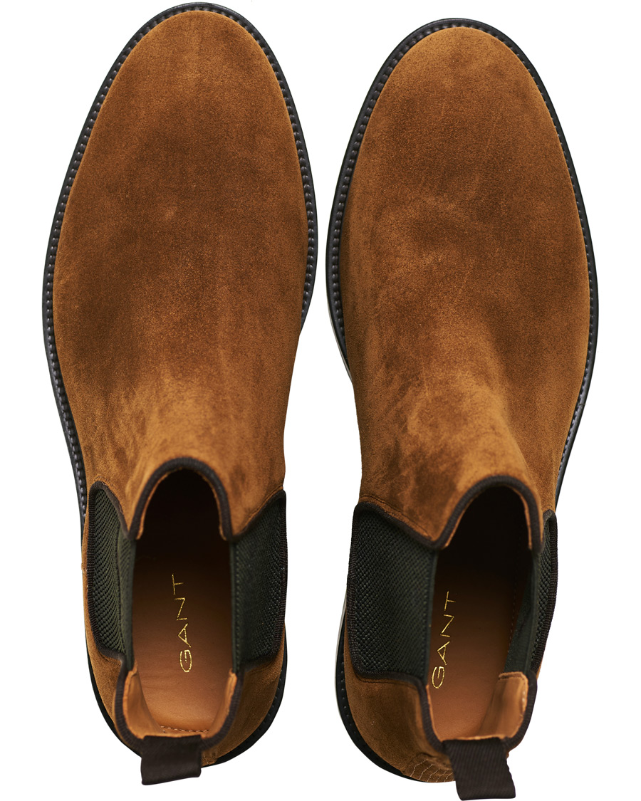 Herr | GANT Flairville Chelsea Boot Tobacco Brown Suede | GANT | Flairville Chelsea Boot Tobacco Brown Suede