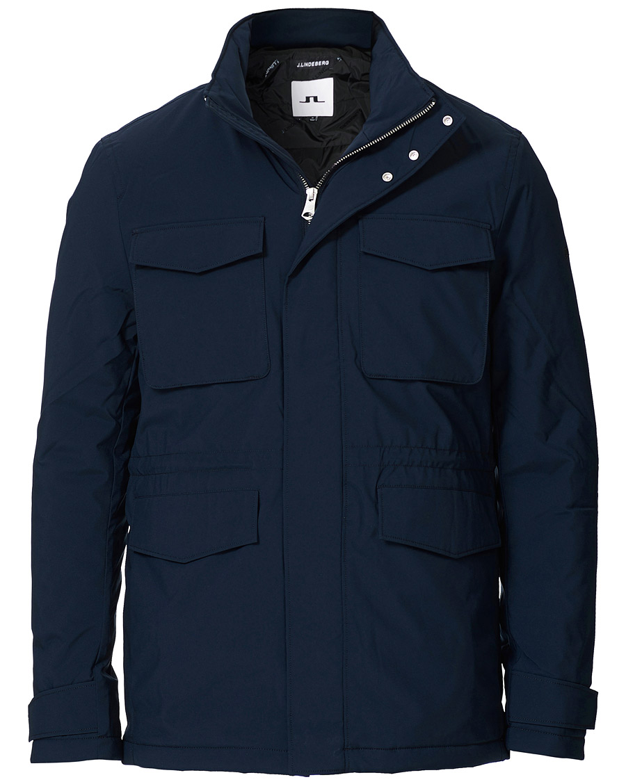 Herr | Jackor | J.Lindeberg | Tracher Tech Field Jacket Navy