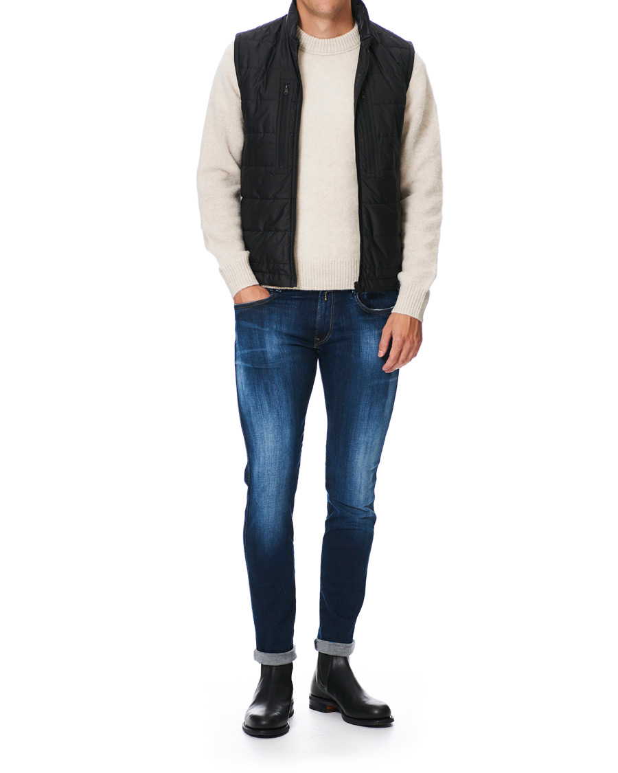 Herr | Jackor | J.Lindeberg | Kali Wool Stand Up Collar Coat Black