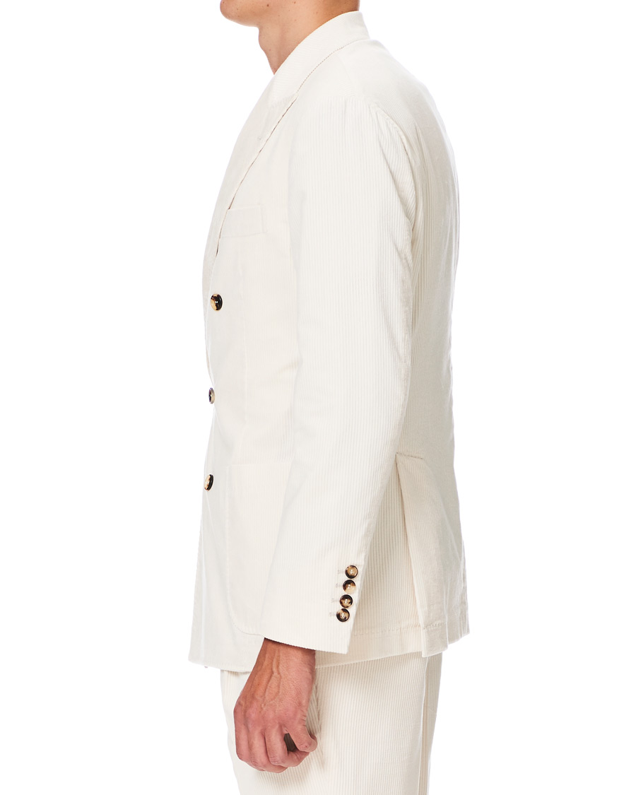 Herr | Kavajer | Brunello Cucinelli | Sea Island Cotton Corduroy Blazer Winter White
