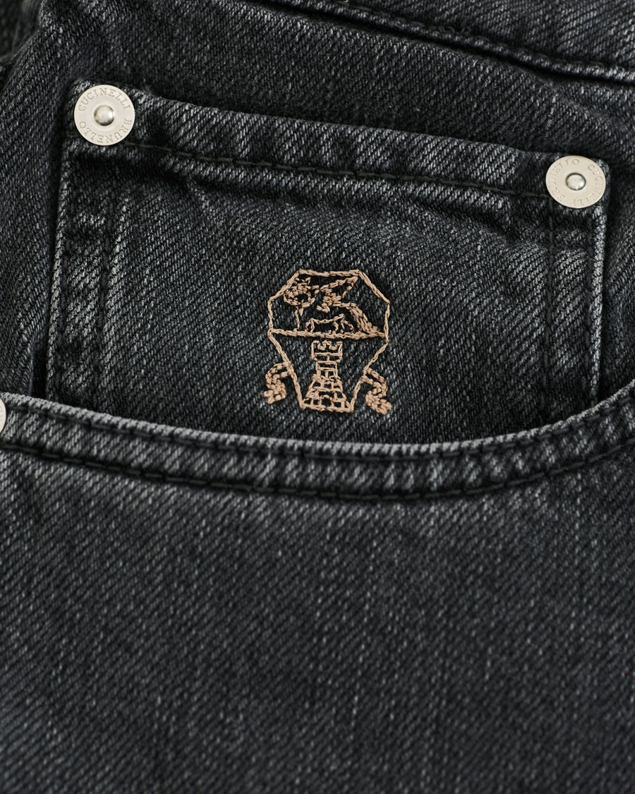 Herr | Jeans | Brunello Cucinelli | Traditional Fit 5-Pocket Jeans Medium Grey