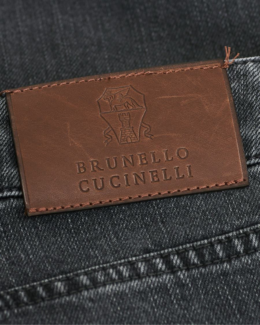Herr | Jeans | Brunello Cucinelli | Traditional Fit 5-Pocket Jeans Medium Grey