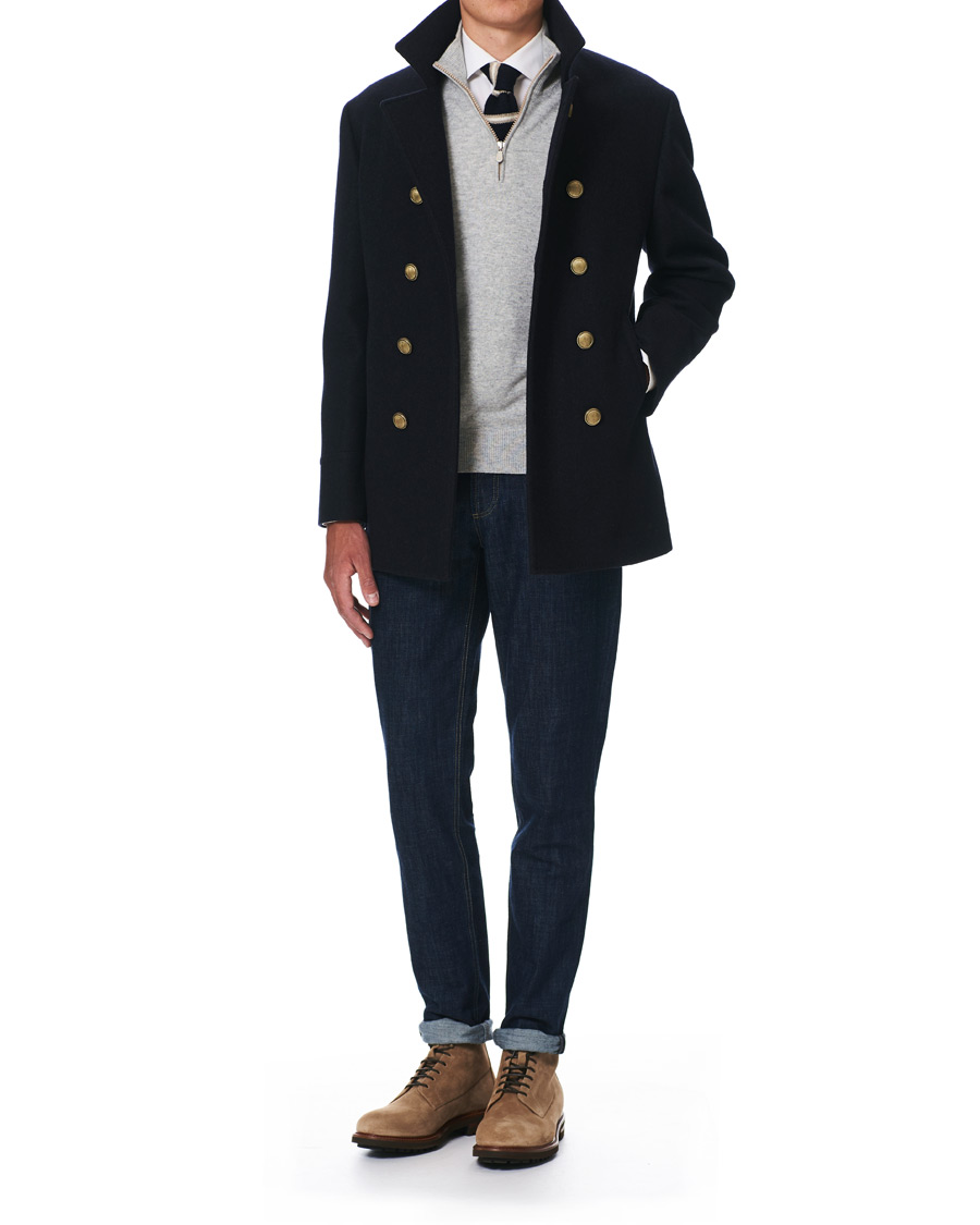 Herr | Brunello Cucinelli Plain Toe Leather Boot Sand Suede | Brunello Cucinelli | Plain Toe Leather Boot Sand Suede