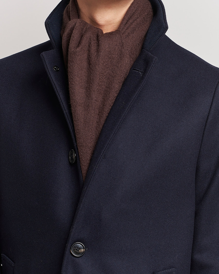 Herr | Amanda Christensen Merino Wool Scarf Brown | Amanda Christensen | Merino Wool Scarf Brown