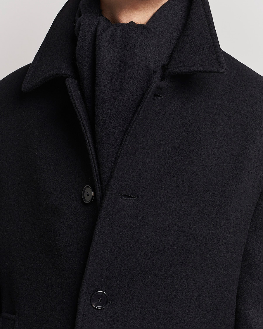 Herr | Halsdukar | Amanda Christensen | Merino Wool Scarf Black