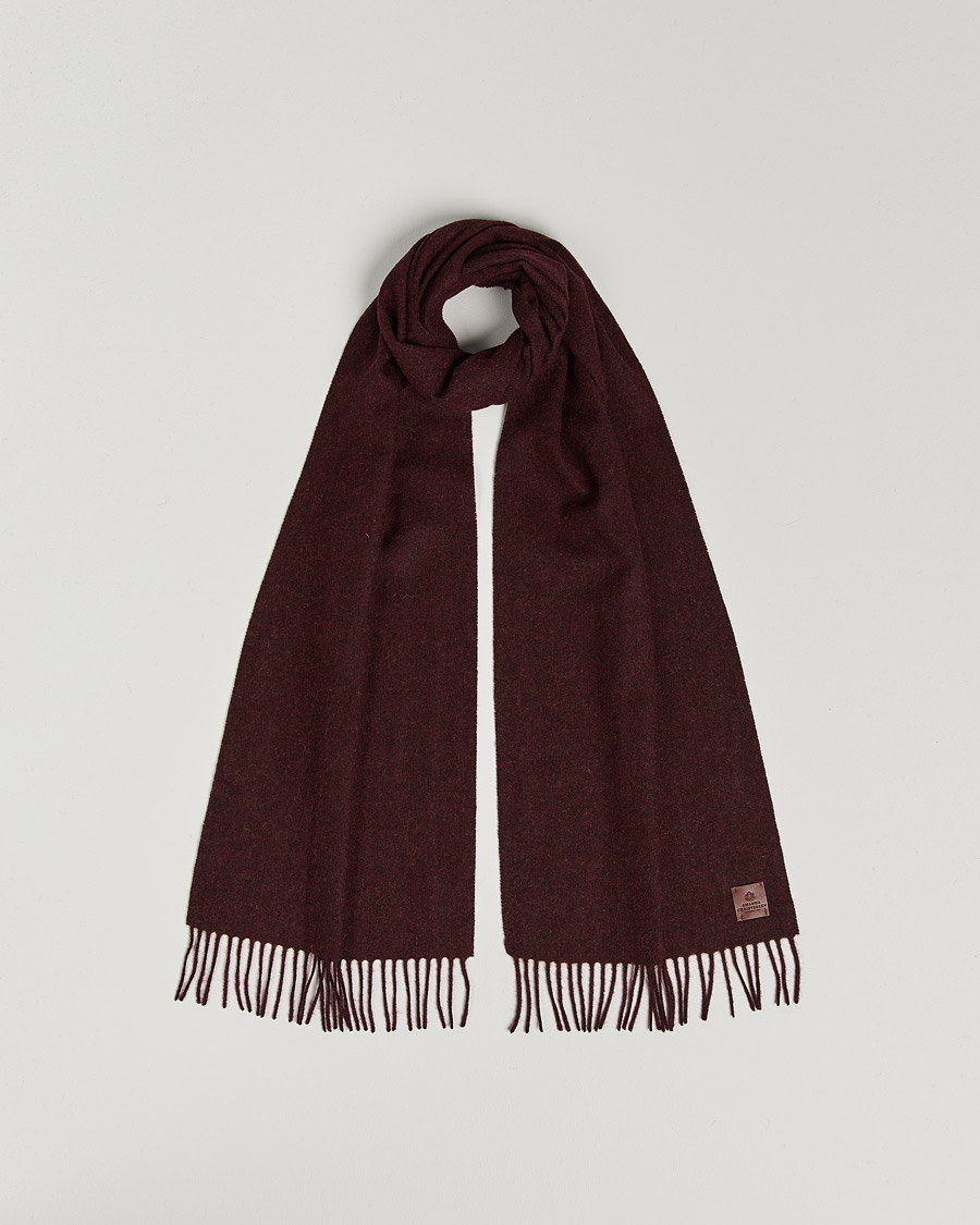 Herr | Amanda Christensen Wool Scarf Red Melange | Amanda Christensen | Wool Scarf Red Melange