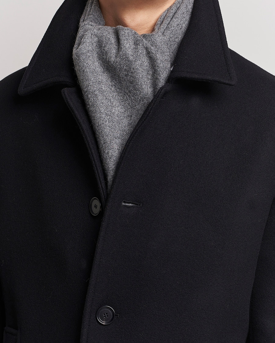 Herr | Amanda Christensen Merino Wool Scarf Grey Melange | Amanda Christensen | Merino Wool Scarf Grey Melange