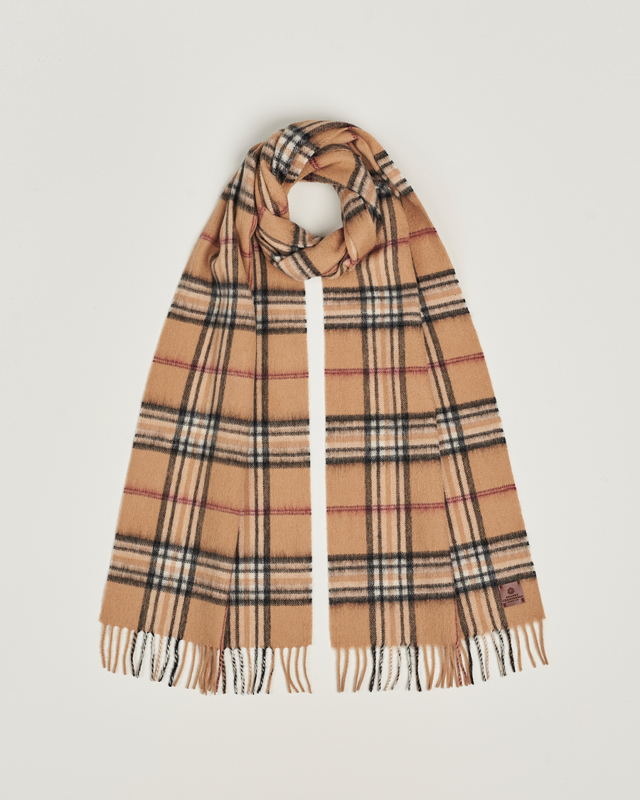 Herr | Amanda ChristensenWool Check ScarfBeige | Amanda Christensen | Amanda ChristensenWool Check ScarfBeige
