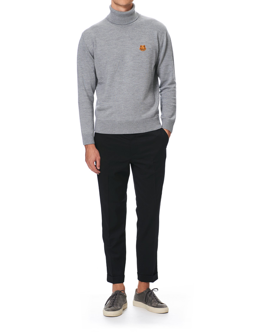 Herr | Tröjor | KENZO | Tiger Crest Polo Grey