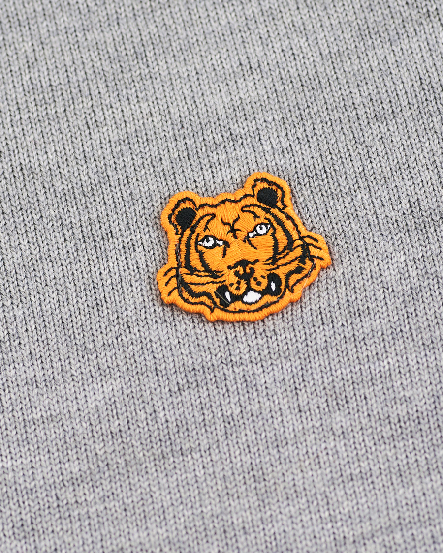 Herr | Tröjor | KENZO | Tiger Crest Polo Grey