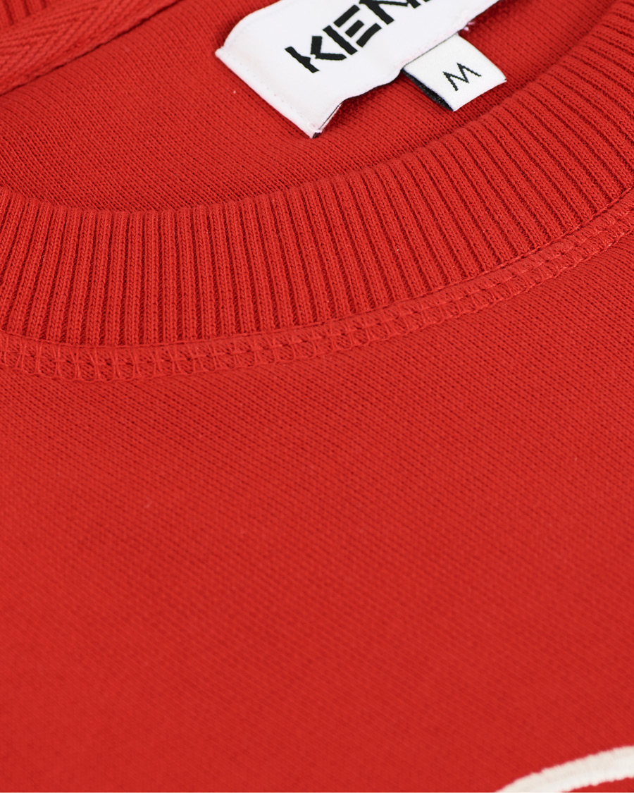 Herr | Tröjor | KENZO | Icon Tiger Crew Neck Sweatshirt Red
