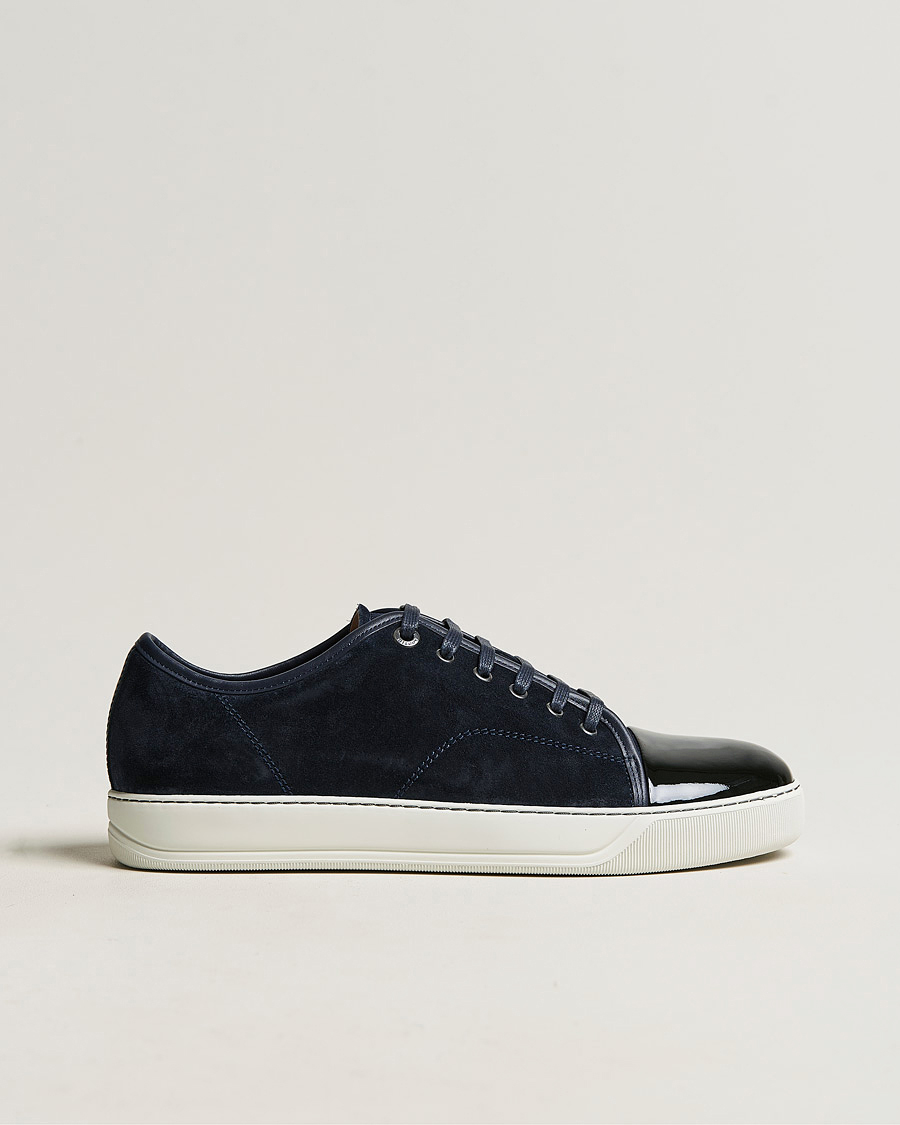 Herr | Lanvin DBB1 Patent Cap Toe Sneaker Navy UK8 - EU42 | Lanvin | DBB1 Patent Cap Toe Sneaker Navy UK8 - EU42