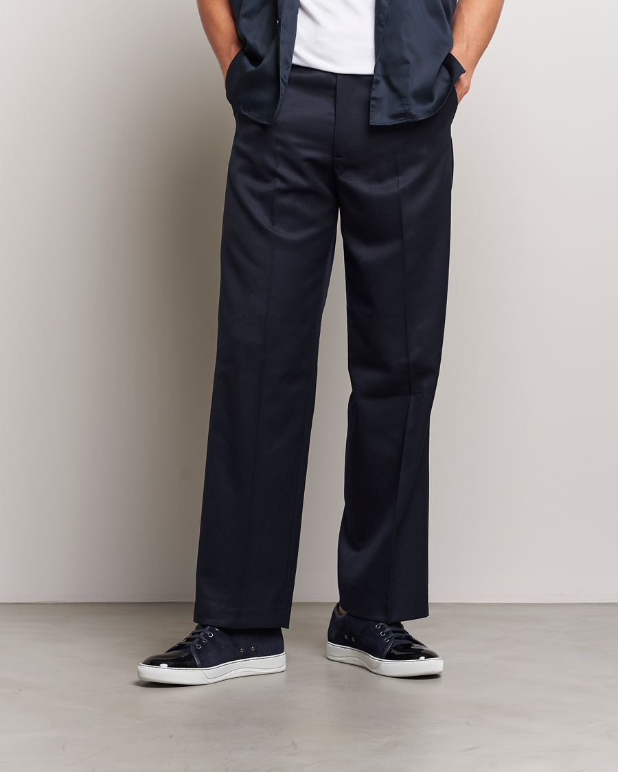 Herr | Lanvin DBB1 Patent Cap Toe Sneaker Navy UK8 - EU42 | Lanvin | DBB1 Patent Cap Toe Sneaker Navy UK8 - EU42