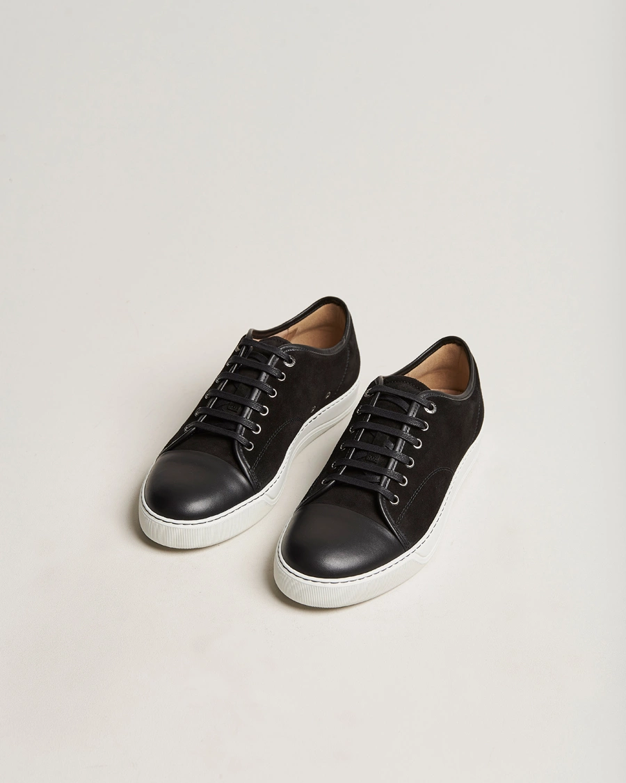 Herr | Gåvor | Lanvin | Nappa Cap Toe Sneaker Black