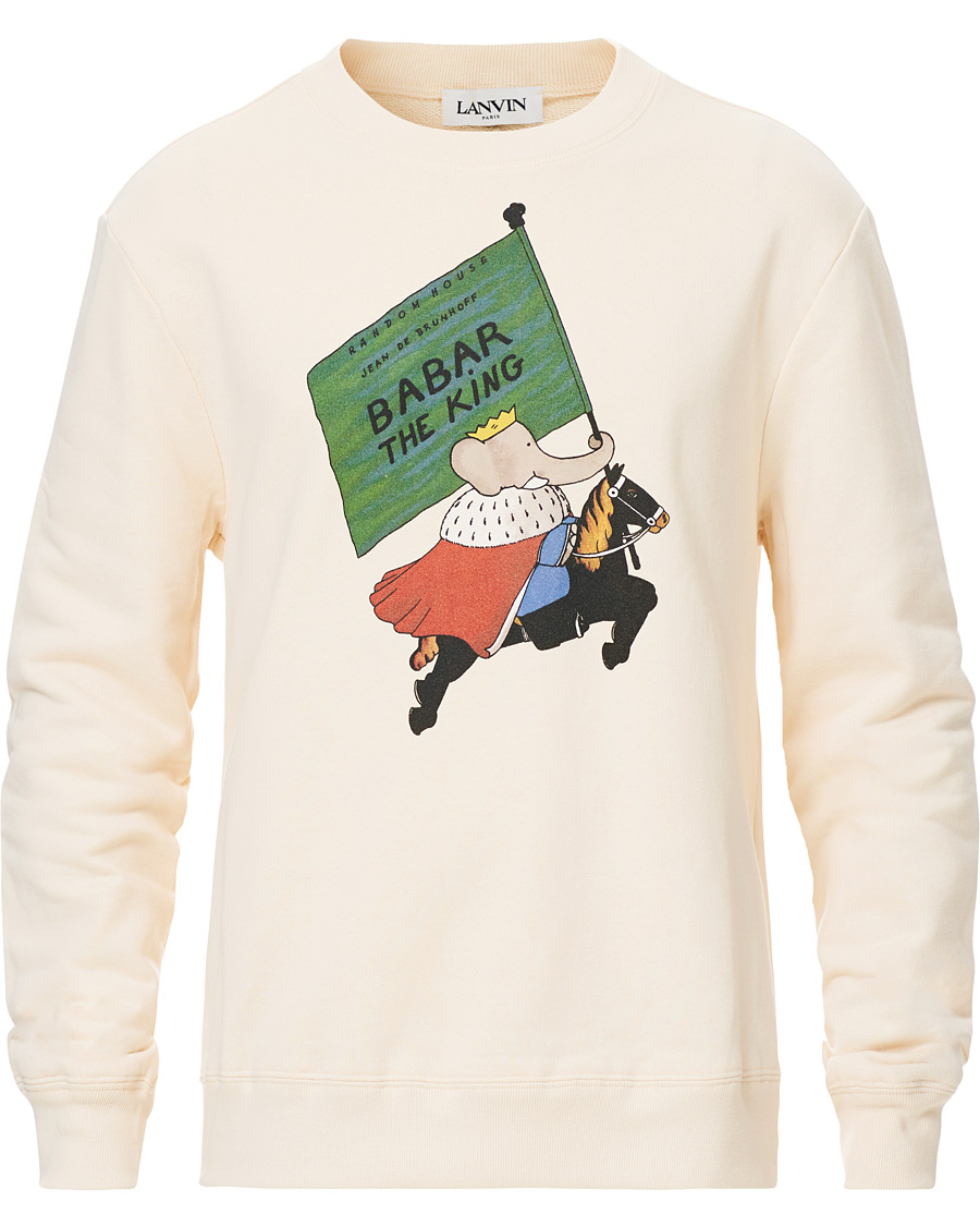 Herr | Tröjor | Lanvin | Babar Sweatshirt Ecru