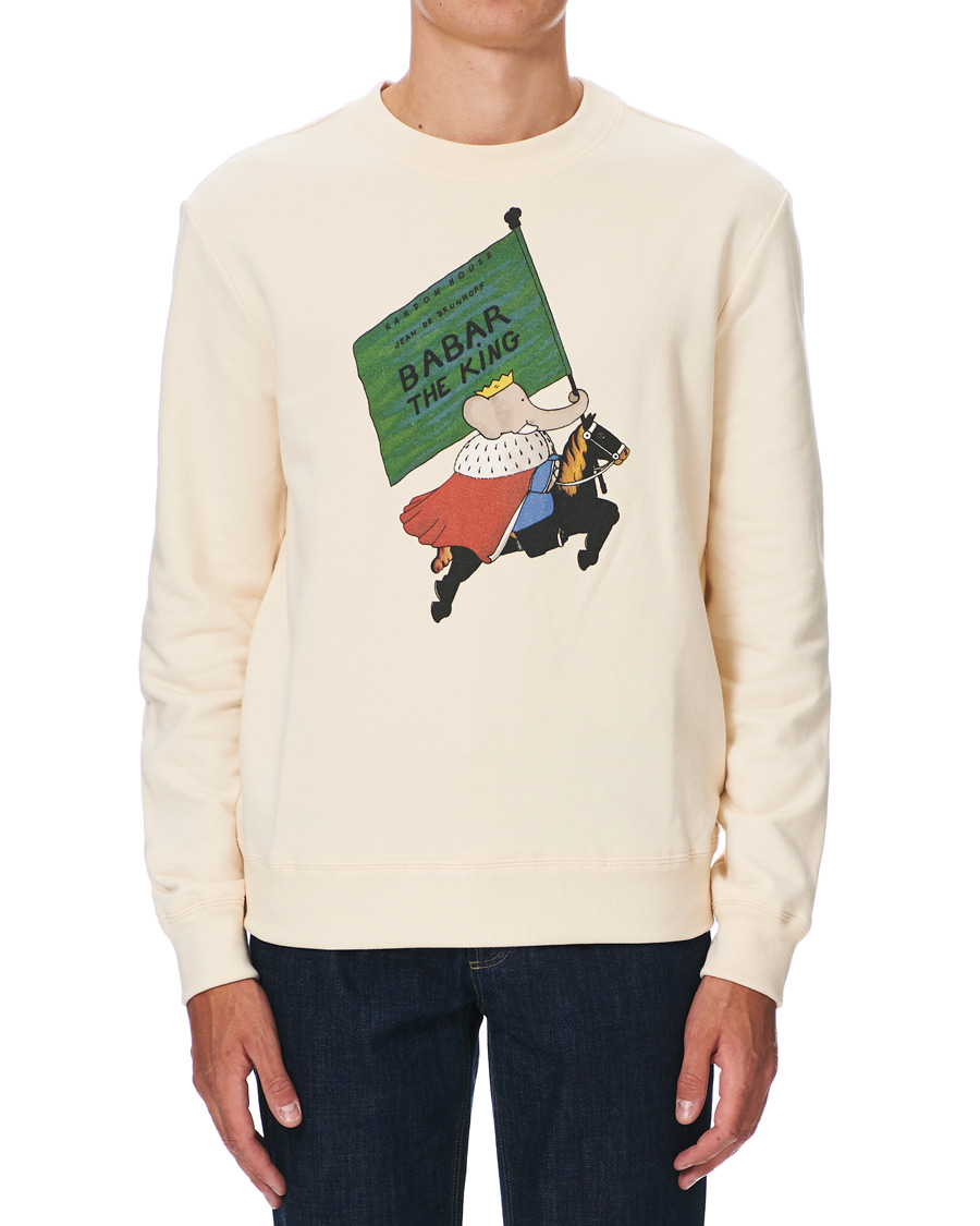 Herr | Tröjor | Lanvin | Babar Sweatshirt Ecru