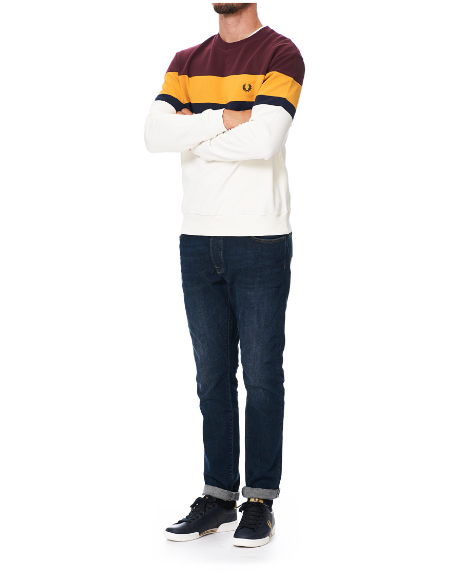 Herr | Fred Perry B722 Leather Sneaker Navy/Gold | Fred Perry | B722 Leather Sneaker Navy/Gold