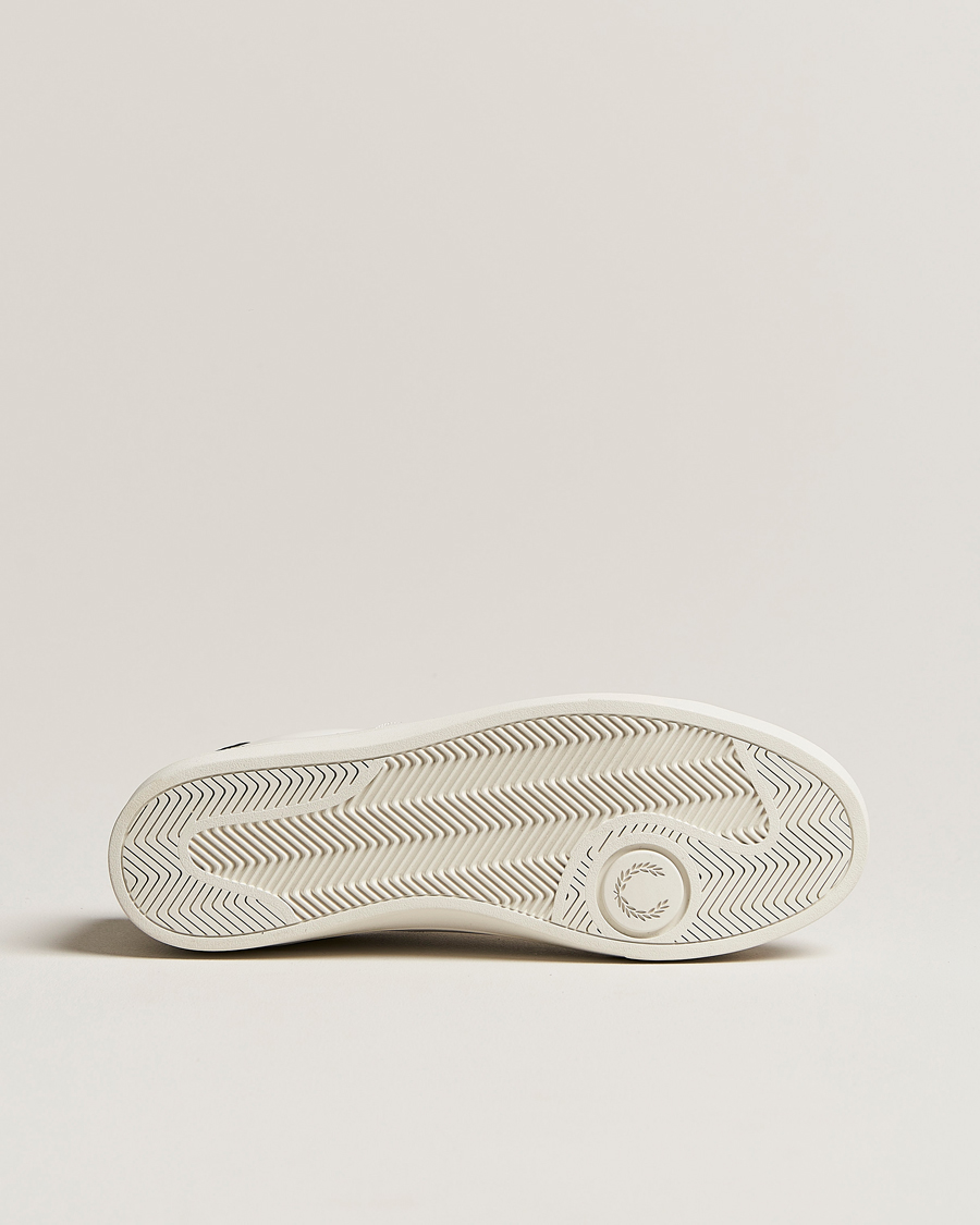 Herr | Fred Perry Spencer Leather Sneakers Porcelain/Navy | Fred Perry | Spencer Leather Sneakers Porcelain/Navy