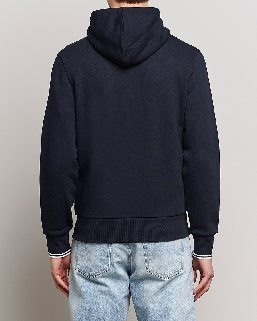 Herr | Tröjor | Fred Perry | Full Zip Hooded Sweatshirt Navy