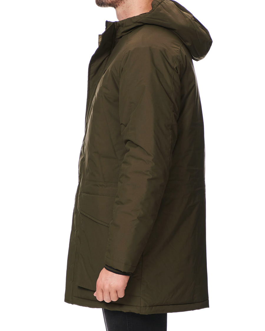 Herr | Jackor | Fred Perry | Padded Zip Parka Green