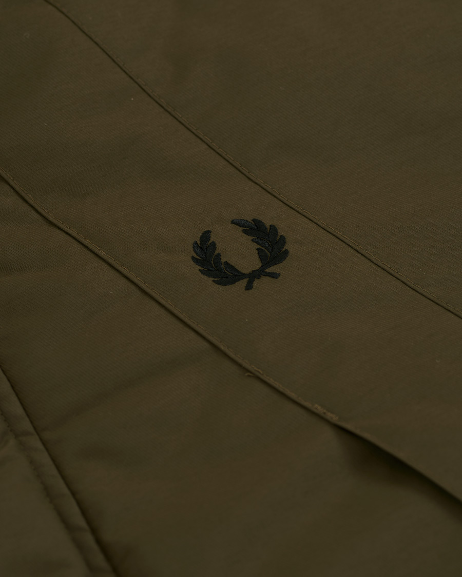 Herr | Jackor | Fred Perry | Padded Zip Parka Green