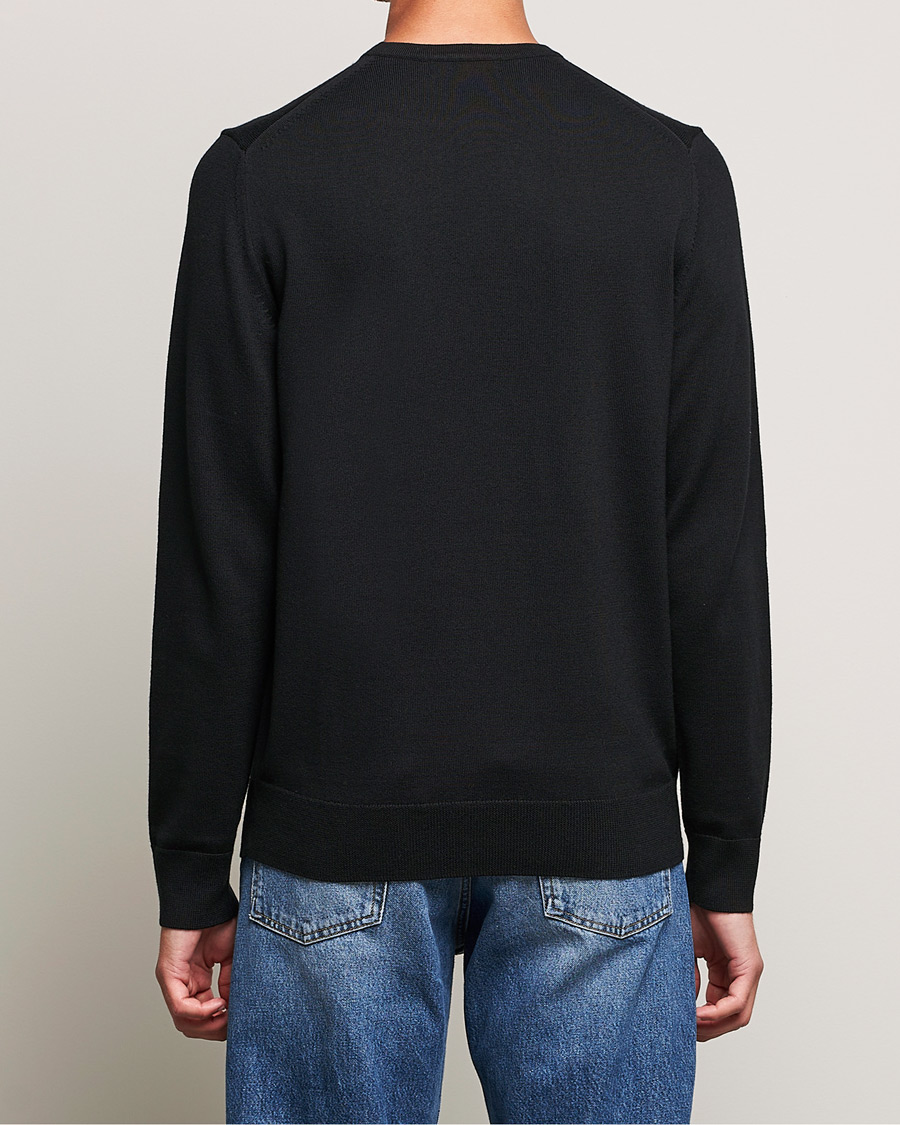 Herr | Tröjor | Fred Perry | Classic Crew Neck Jumper Black