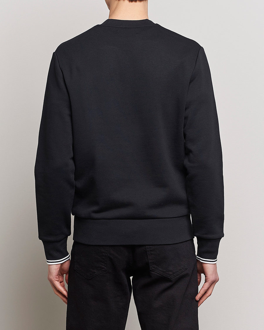 Herr | Tröjor | Fred Perry | Crew Neck Sweatshirt Black