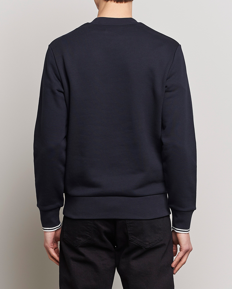 Herr | Tröjor | Fred Perry | Crew Neck Sweatshirt Navy