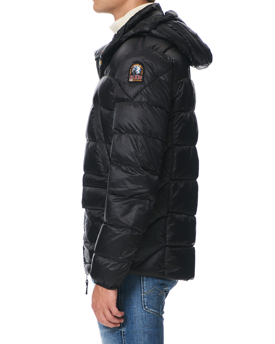 Herr | Jackor | Parajumpers | Greg High Gloss Down Hooded Jacket Black